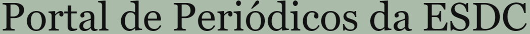 Portal de Periódicos da ESDC
